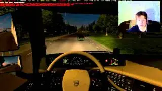 [Euro Truck Simulator 2] scandinavia ( вебка; scania)