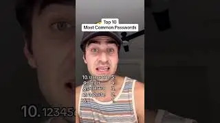Most common passwords #shorts