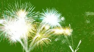 Green Screen Background, Glowing Particle | FIRE WORLD