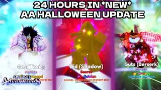 [AA] 24+ Hours In The New Anime Adventures HALLOWEEN Update...