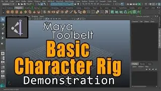 The Maya Toolbelt - Basic Character Rigging Demonstration