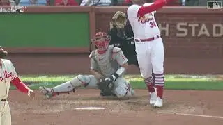 Juan Yepez 2-run Home Run: 10/7/2022 (NL Wild Card - Game 1)