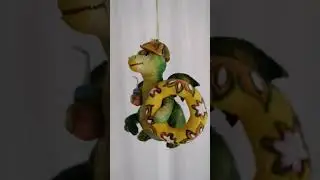 Ватная игрушка Дракон