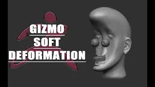 【ZBrush 2022】【memo】Gizmo Soft Deformation