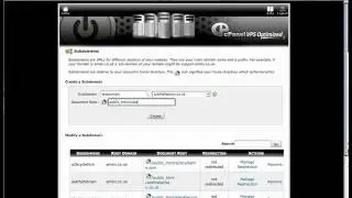 How To Create a Sub Domain