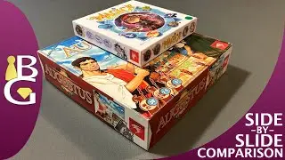 Via Magica AKA (Rise of) Augustus — Side-by-Slide Board Game Comparison 👥