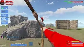 Practicing bow pvp