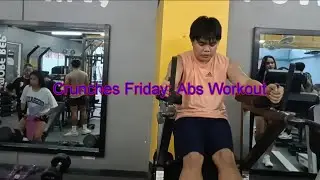 Crunches Friday: Abs Workout | Gym Workout Vlog