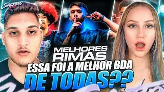 AS MELHORES RIMAS DA BDA 8 ANOS! 🔥 - REACT EM CASAL