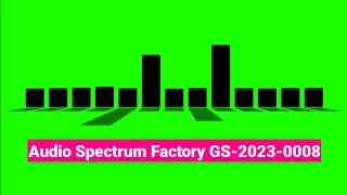 Audio Spectrum Green Screen Design By Adobe After Effects 2023