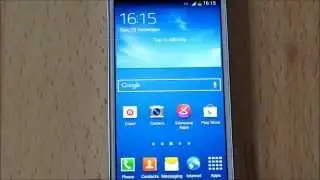 Return to factory settings Samsung Galaxy S4 mini, audio: English
