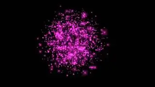 PINK Particles on Black Screen for Overlay effects