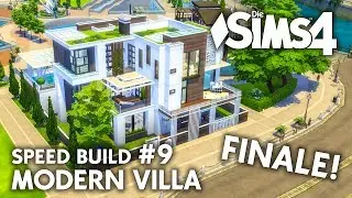 Großes Die Sims 4 Familienhaus bauen | Modern Villa #9 - Speed Build