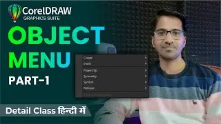 Object Menu Part 1 | Learn Coreldraw in Hindi by Simplified Tuts