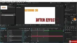 Keyframing in 3D After Effects 3D