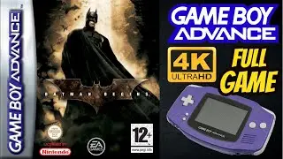 Batman Begins [GBA] Gameplay Walkthrough FULL GAME [4K60ᶠᵖˢ🔴]