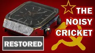 Rare Soviet Poljot Vintage Alarm Watch Restored Inside and Out