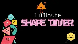🔴🟩 1 Minute Shape Timer 🔴🟩