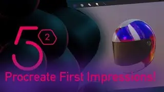 Procreate 5.2 - An Artists’s First Impression of 3 D painting & More! | #procreatewithanika