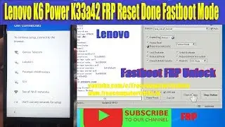 Lenovo K6 Power K33a42 FRP Reset Done Fastboot Mode