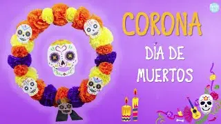 Corona para el Día de Muertos 🏵️🎃🏵️ - |Partypop DIY🎉|