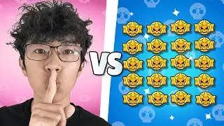 20 Gold Players vs 1 Content Creator  (BRAWL STARS)