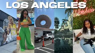 LOS ANGELES VLOG | BDAY TRIP • WNBA GAME 😭 • HOLLYWOOD WALK OF FAME • VINTAGE SHOPPING • CAT CAFE