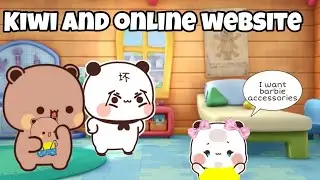 Kiwi and Online website (part 1)🌐|| Bubu dudu peach Goma Panda Bear animasi Kittensisland