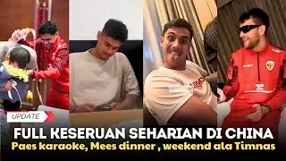 PAES KARAOKE DI KAMAR BARENG SANDY | FULL KESERUAN WEEKEND ALA TIMNAS INDONESIA DI QINGDAO CHINA