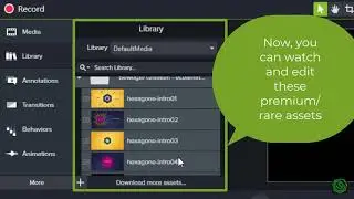 How to download premium assests for camtasia #2