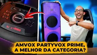 ESSA É A CAIXA DE SOM MAIS BRABA QUE JÁ VI! 2000W DE POTÊNCIA, EM ALTO NÍVEL - Amvox Partyvox Prime