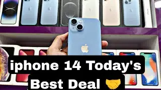 iphone 14 | Today's Best Deal 🤝 Price 😉 #mubashirjilani #iphone #14 #viral