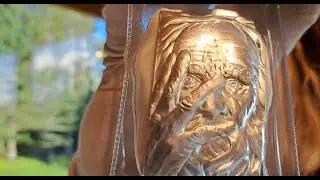10oz Argentia Thinking Man High Relief .9999 Fine Silver Bar