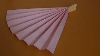 Веер своими руками из бумаги/оригами