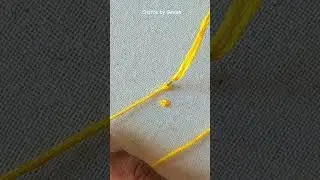 French Knot stitch | How to embroider ? Hand embroidery basic stitches guide  