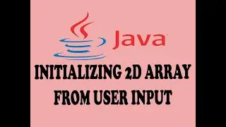 STORING VALUES IN 2D ARRAY WITH USER INPUT USING LOOP IN JAVA (URDU / HINDI)