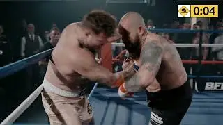 OUCH...INJURY CUTS SHORT BAREKNUCKLE FIGHT...Nathan JUDAH Jdogg v Stevie BEAST MODE Gold Heavyweight
