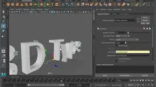 Maya MASH Texto animado y Nodo Signal [Maya 2016-] (Básico)