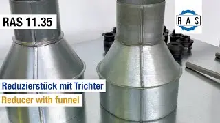 Sickenmaschine RAS 11.35 Reduzierstück mit Trichter | Swaging Machine RAS 11.35 Reducer with funnel
