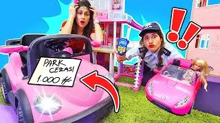 Ayşe ve Ümit ile çocuklar için polis oyunu - Polis Ümit, yanlış yere park eden arabayı çekiyor