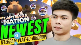 NEW Play-to-Airdrop CAPYBARA on Telegram Tap-To-Earn Mini Game!