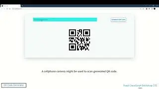 QR Code Generator React JS App