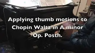 (HD) Piano Technique: The thumb, its motions and fluidity