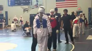 Jessie sparring WOW! tournament 2016