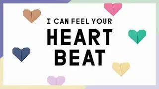 DIY Anleitung für Origami-Herzen ♥  DIY tutorial for origami hearts
