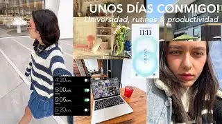 DÍAS REALISTAS EN MI VIDA (intentando romantizarla): Universidad, fisioterapias & rutinas!