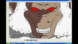 Speed Drawing Almighty Oozaru [Dragon ball Z Monkey form]