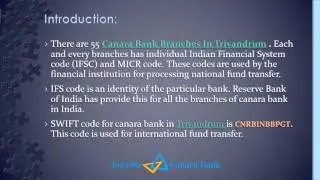 MICR code for Canara Bank In Trivandrum