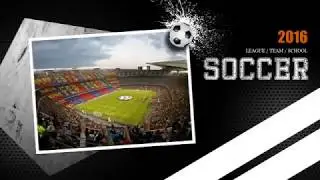 Скачать шаблон Футбольный для ProShow Producer Soccer Football