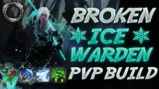 BROKEN Ice Warden PvP Build ❄ HIGH DAMAGE SOLO & GROUP BUILD ❄ | ESO Firesong